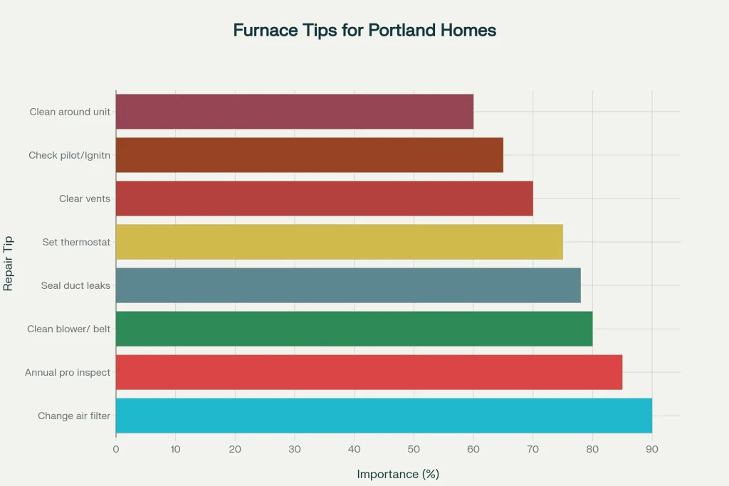 Furnace Repair Tips for Portland Homeowners to Ensure Efficient Heating