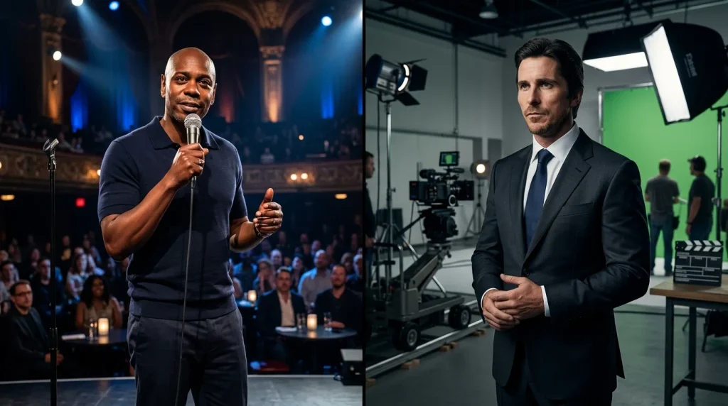 Dave Chappelle and Christian Bale