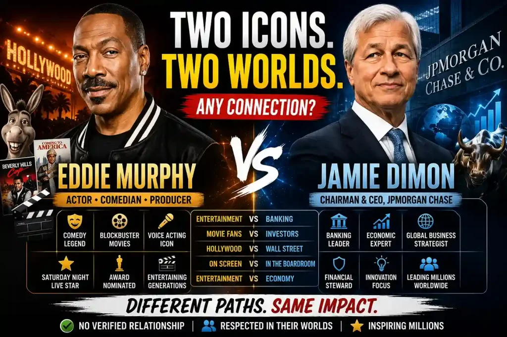 Eddie Murphy and Jamie Dimon
