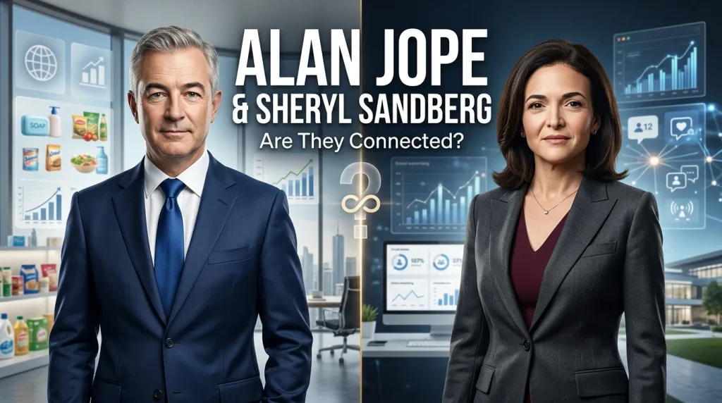 Alan Jope and Sheryl Sandberg