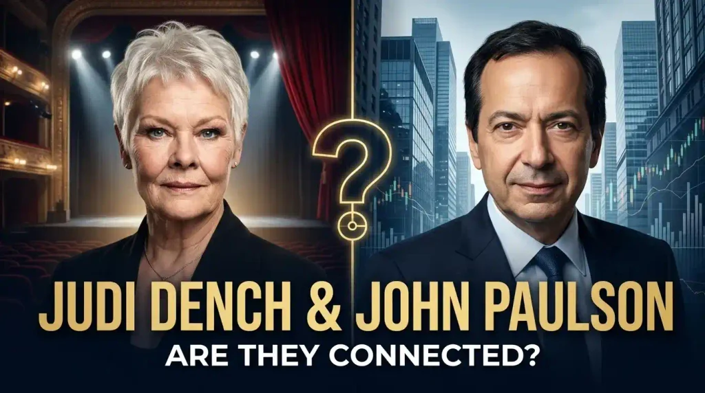 Judi Dench and John Paulson