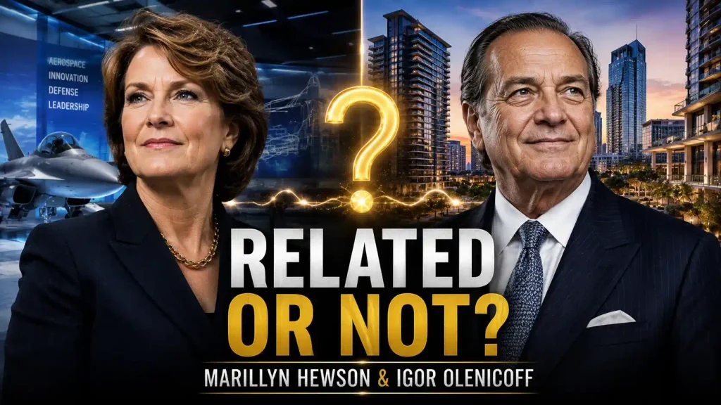 Marillyn Hewson and Igor Olenicoff