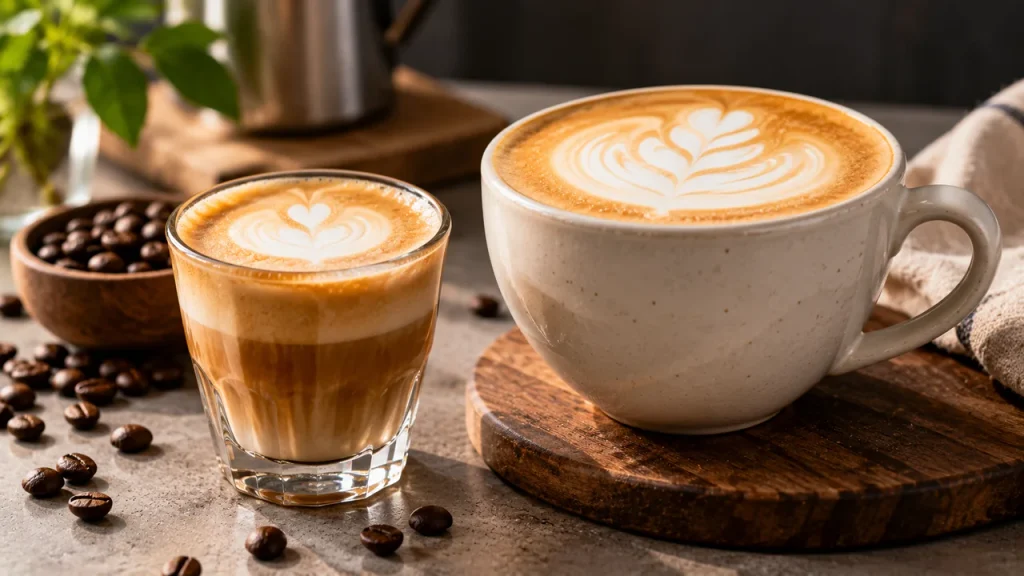 Cortado vs Latte
