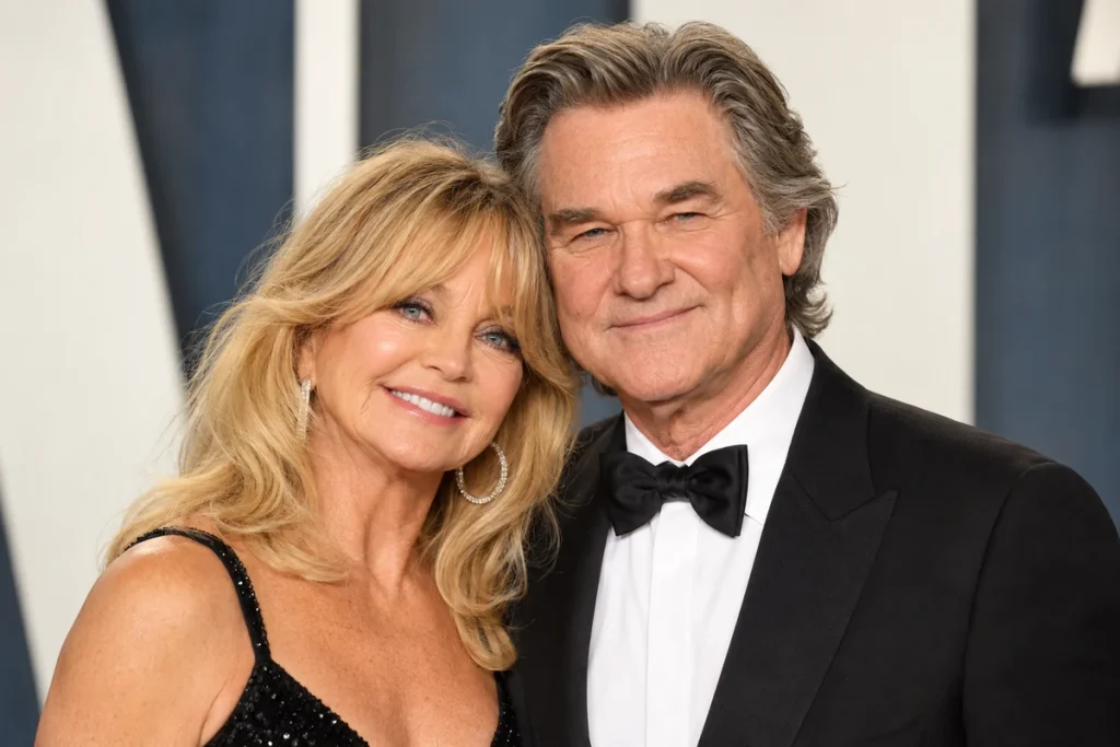 Goldie Hawn and Kurt Russell