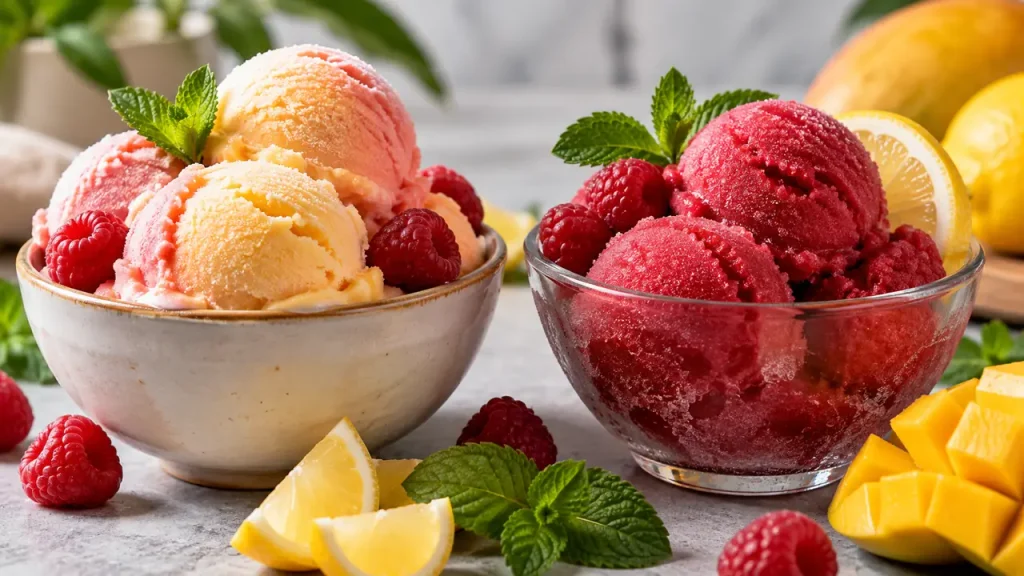 Sherbet vs Sorbet