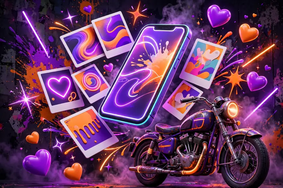 3D illustration inspired by the viral Instagram fan moment between the pop star and the actor