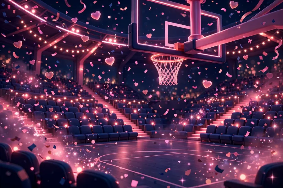 3D illustration of a Hollywood couple's journey from first sightings to serious romance