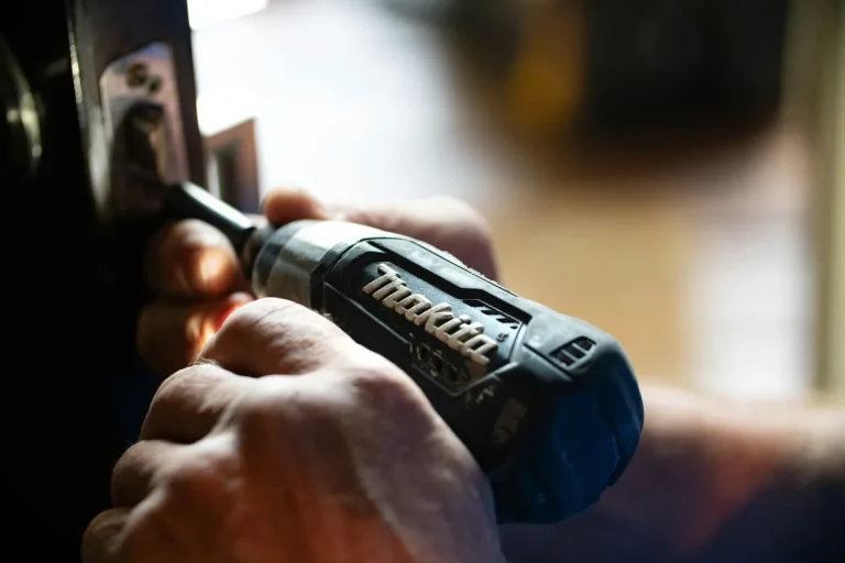 Power drill for DIY preventative home plumbing maintenance checks