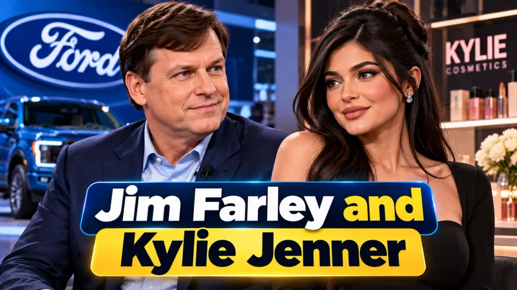 Jim Farley and Kylie Jenner