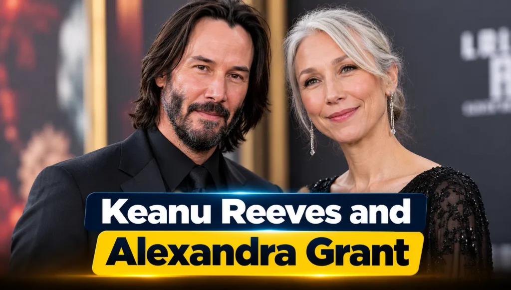 Keanu Reeves and Alexandra Grant