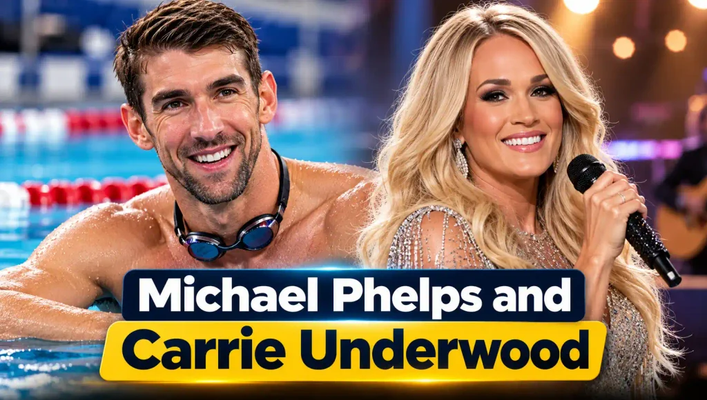 Michael Phelps and Carrie Underwood